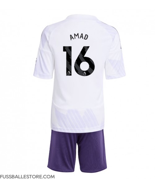 Günstige Manchester United Amad Diallo #16 Auswärts Trikotsatzt Kinder 2025-26 Kurzarm (+ Kurze Hosen) Günstige Manchester United Amad Diallo #16 Auswärts Trikotsatzt Kinder 2025-26 Kurzarm (+ Kurze Hosen)